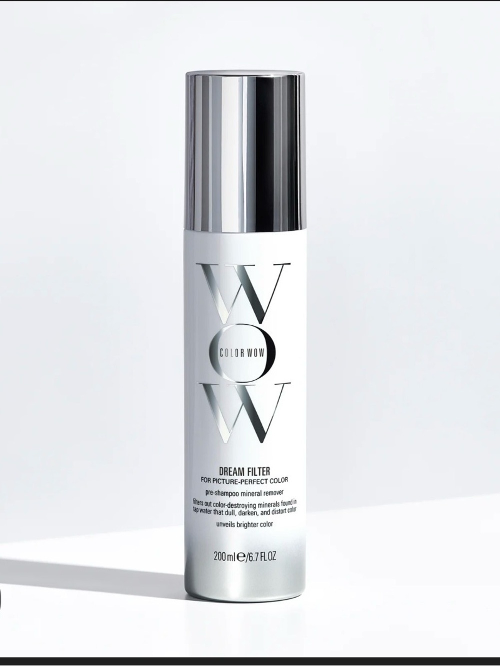 ColorWow Dream Filter Pre-Shampoo Mineral Remover - White